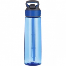 Contigo Trinkflasche Ashland Autospout Tritan (auslaufsicher, mit Strohhalm) 720ml blau - 1 Flasche